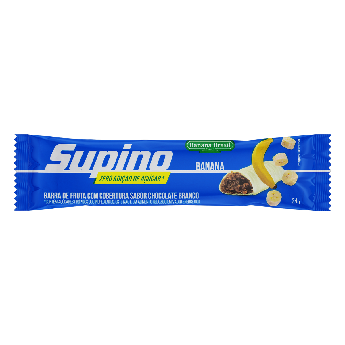 imagem de BARRA SUPINO BANANA CHOC ZERO 24G