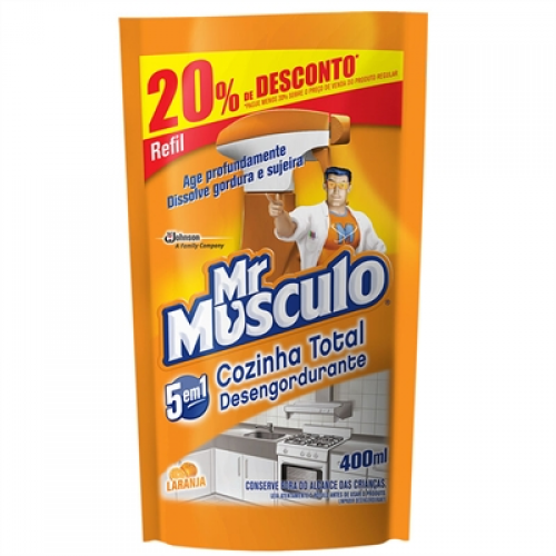 imagem de LIMPADOR MR MUSCULO COZINHA RF PLAST 400ML 20%GTS