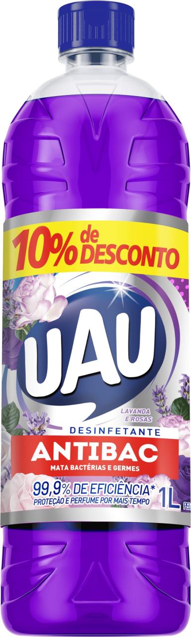 imagem de DESINF ANTIB UAU LAVANDA E ROSAS 1L