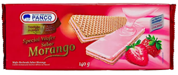 imagem de Biscoito WAFER PANCO MORANGO 140G