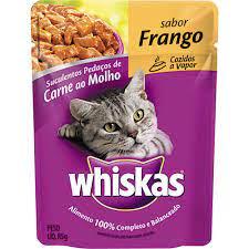 imagem de WHISKAS ADULTO FRANGO SC 85GR