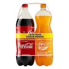 imagem de REFRI COCA COLA + FANTA LARANJA 2L