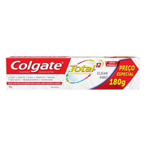 imagem de CREME DENTAL COLGATE T12 CLEAN MINT 180G