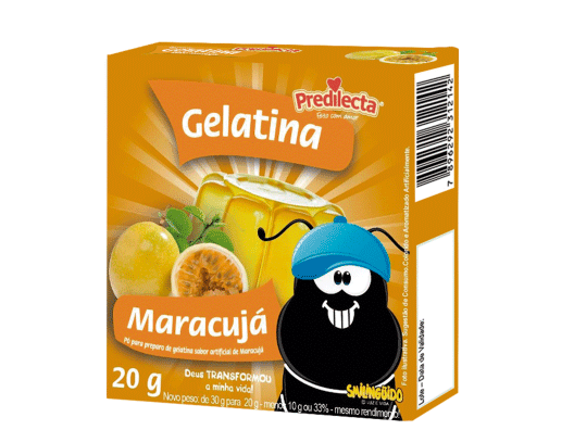 imagem de GELATINA EM Pó PREDILECTA Maracujá 20G