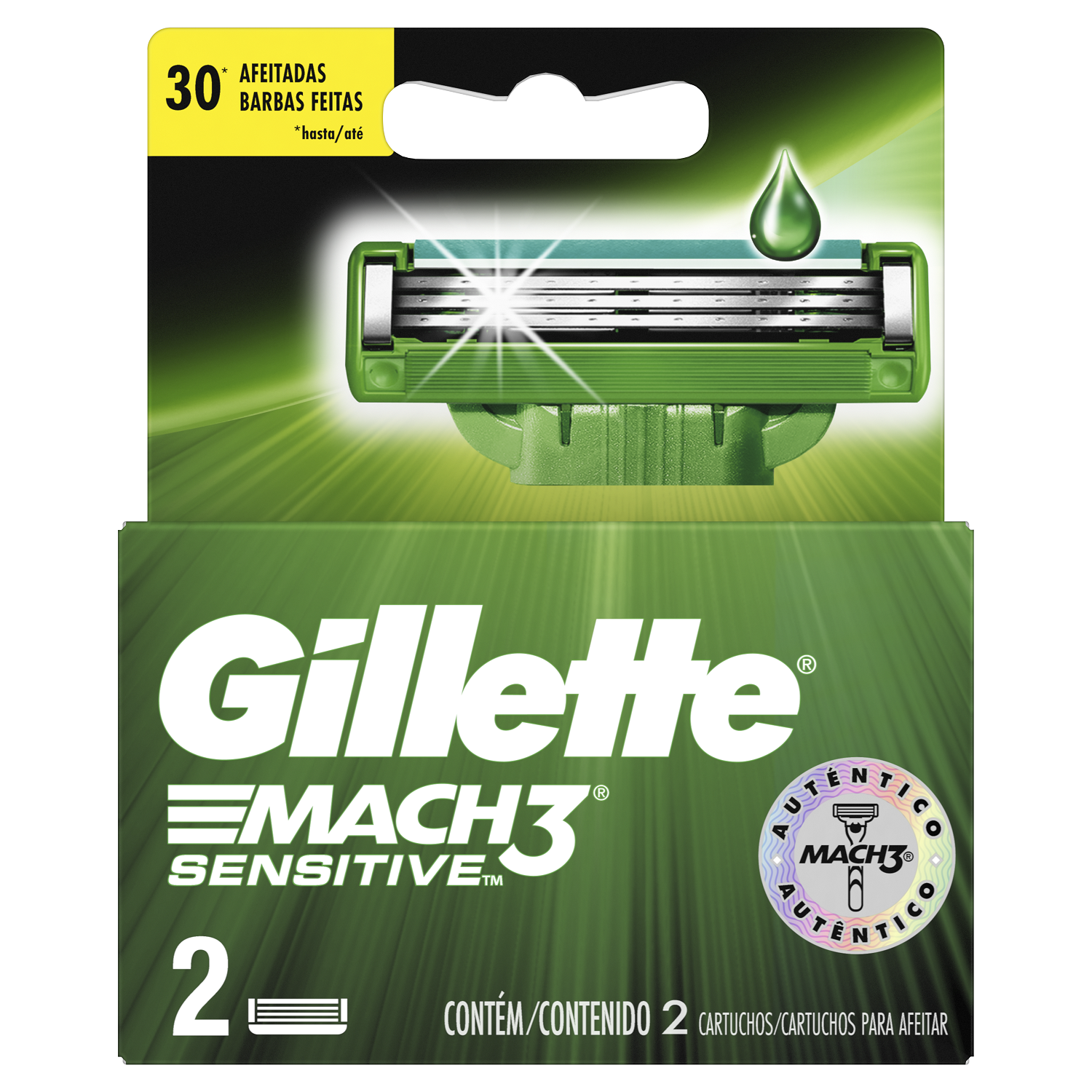 imagem de CARGA GILLETTE MACH3 SENSITIVE com 2