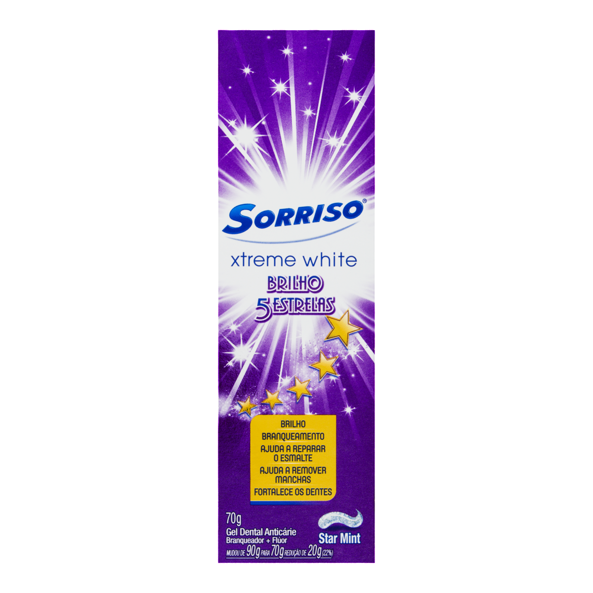 imagem de CREME DENTAL SORRISO XTREME W MENTA 70G