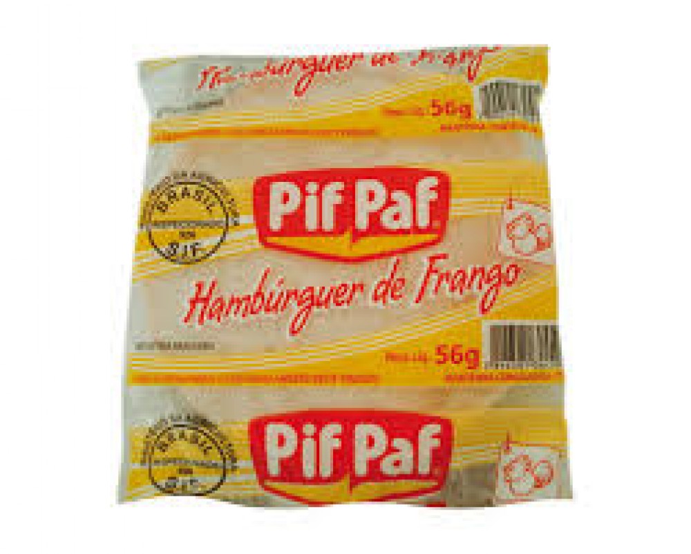 imagem de BIFE HAMBURGUER PIF PAF FRANGO 56G