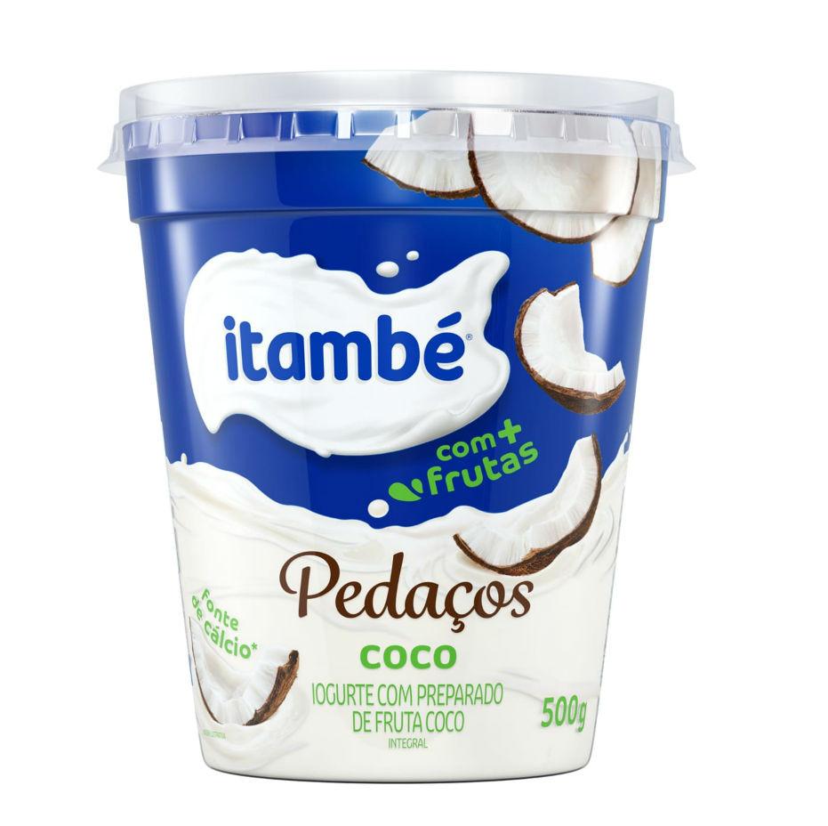 imagem de IOGURTE ITAMBE PEDAC COCO PT 500G