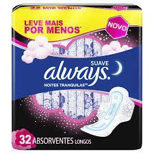 imagem de ABS ALWAYS NOITE TRANQ C/ABAS C/32 LV+PG-