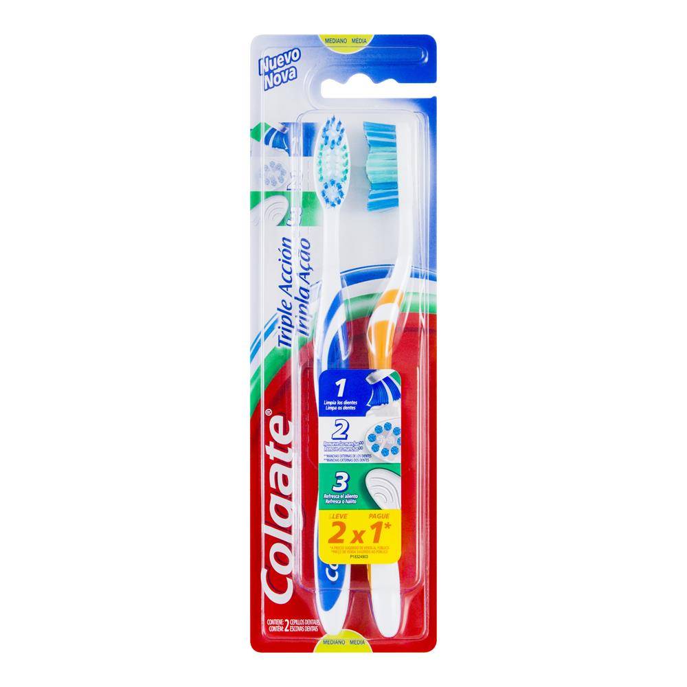 imagem de ESCOVA DENTAL COLGATE TRIPLA Ação L2P1