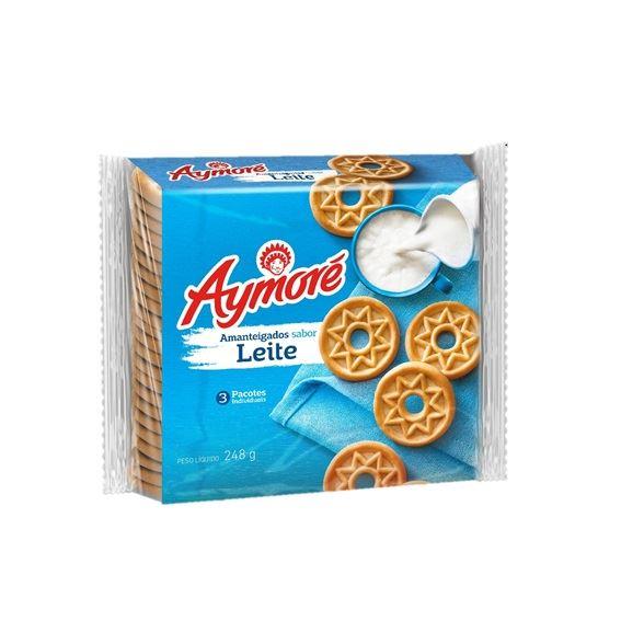 imagem de Biscoito AYMORE AMANTEIGADO LEITE 248G