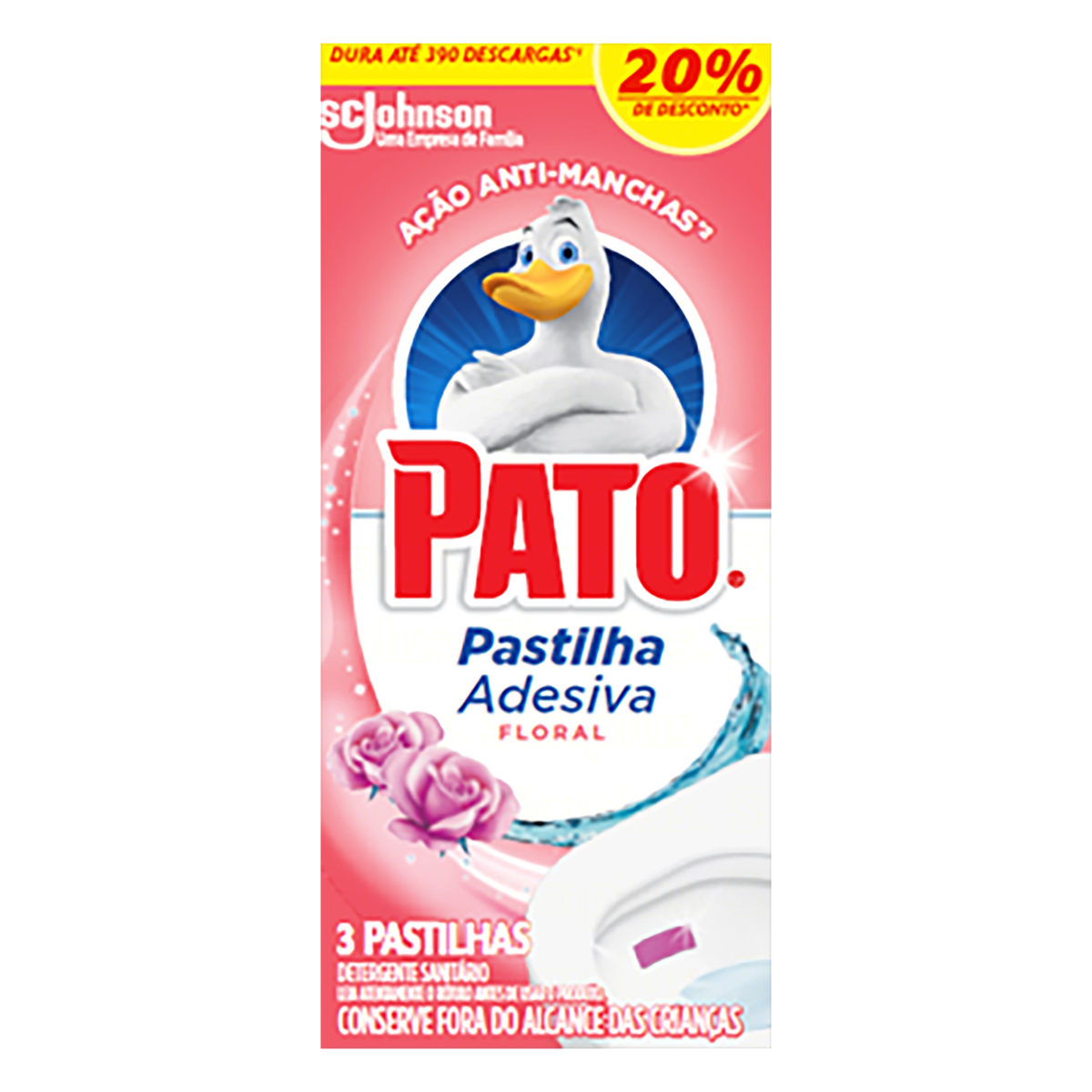 imagem de SC PATO PASTILHA ADESIVA FLORAL 3UN