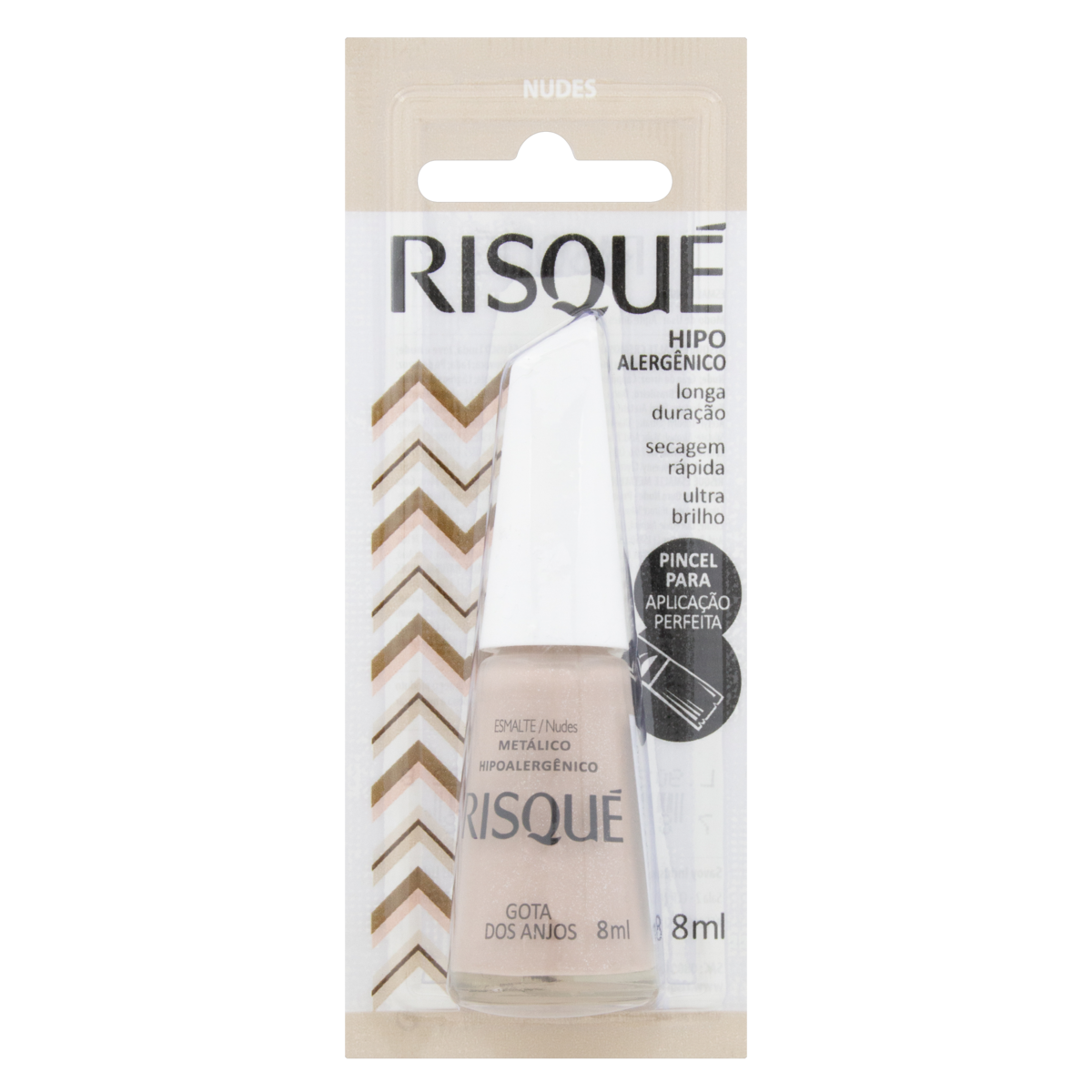 imagem de ESMALTE RISQUE NUDES GOTA ANJOS 8ML