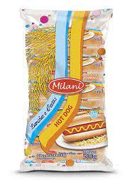 imagem de PAO HOT DOG com 8 MILANI 400G