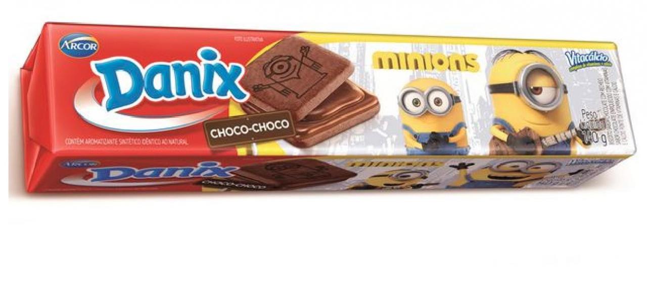 imagem de Biscoito DANIX Recheado CHOCO CHOCO SMURFS 130GR