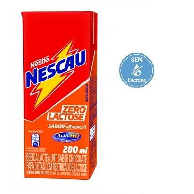 imagem de BEBIDA LACTEA Nestlé NESCAU ZERO LAC 200ML