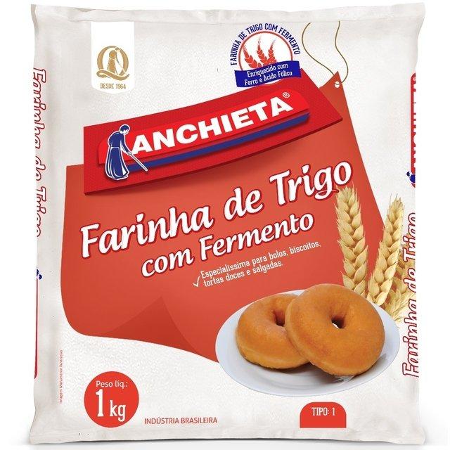 imagem de FARINHA DE TRIGO ANCHIETA com FERM 1KG