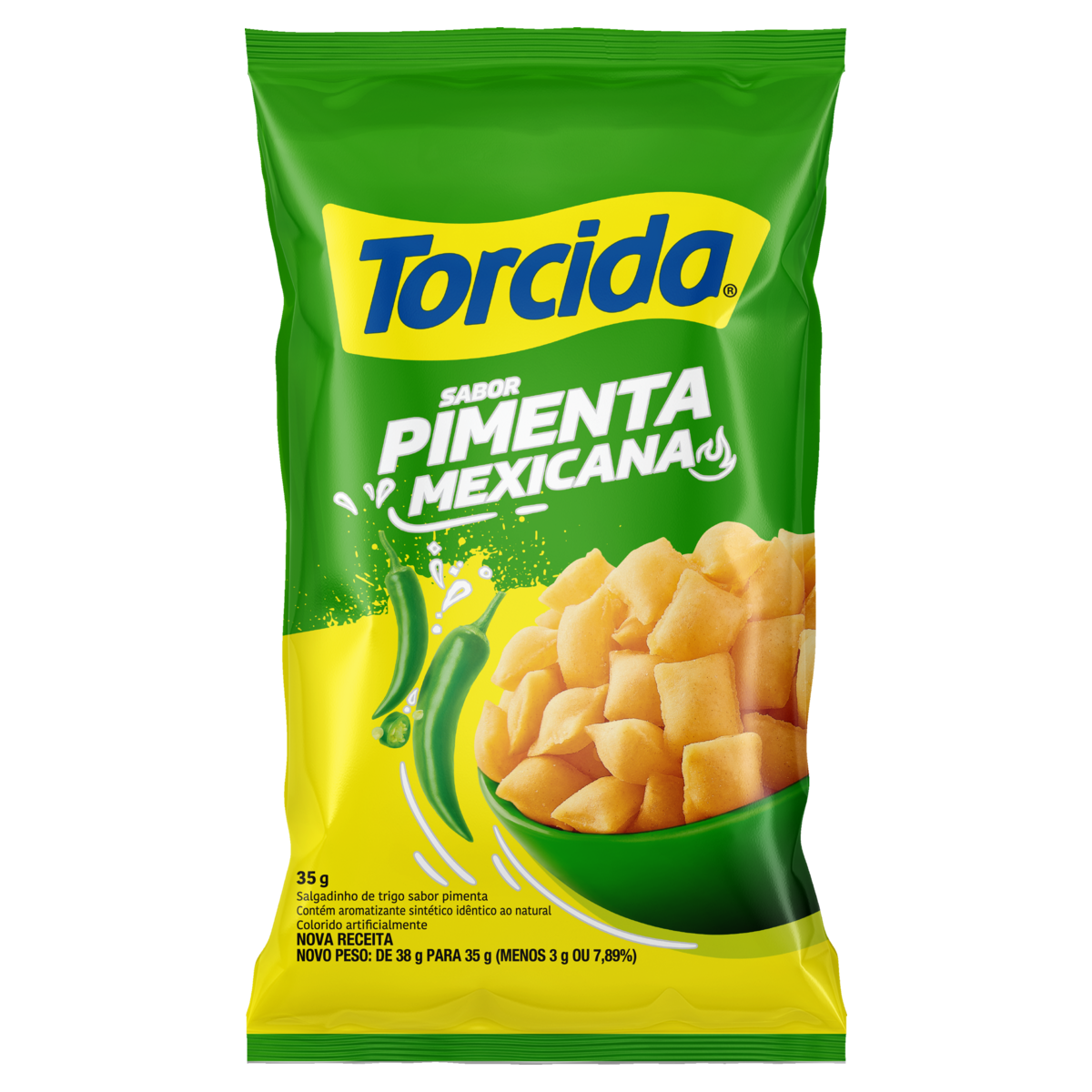 imagem de SALGADINHO TORCIDA PIMENTA MEXICANA 35G