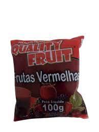 imagem de POLPA QUALITY FRUIT FRUTAS VERMELHAS 100G