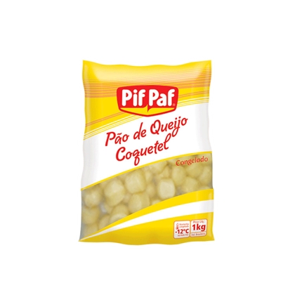 imagem de PAO DE QUEIJO PIF PAF COQUETEL 1KG