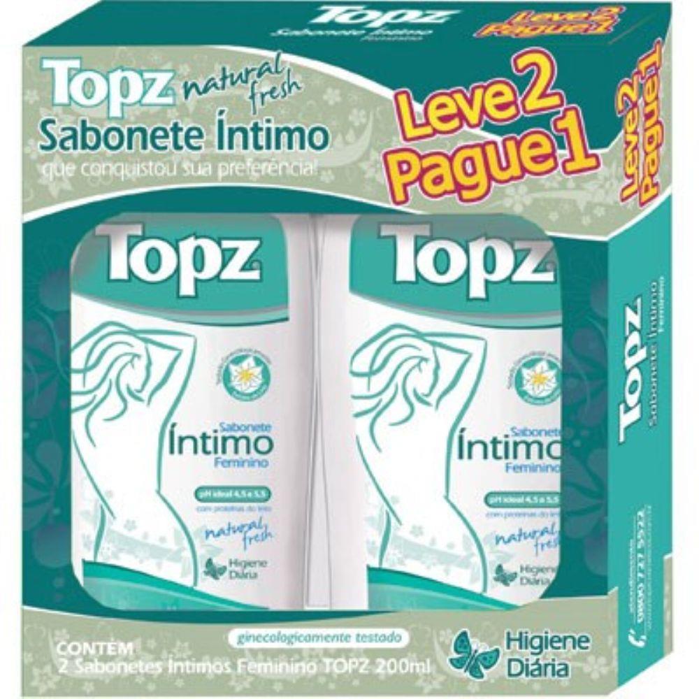 imagem de SABONETE INTIMO TOPZ LIQ NATURAL 200ML