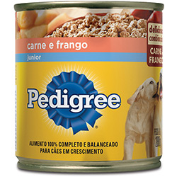 imagem de ALIMENTO PEDIGREE JUNIOR CAR/FRANGO LT 280GR