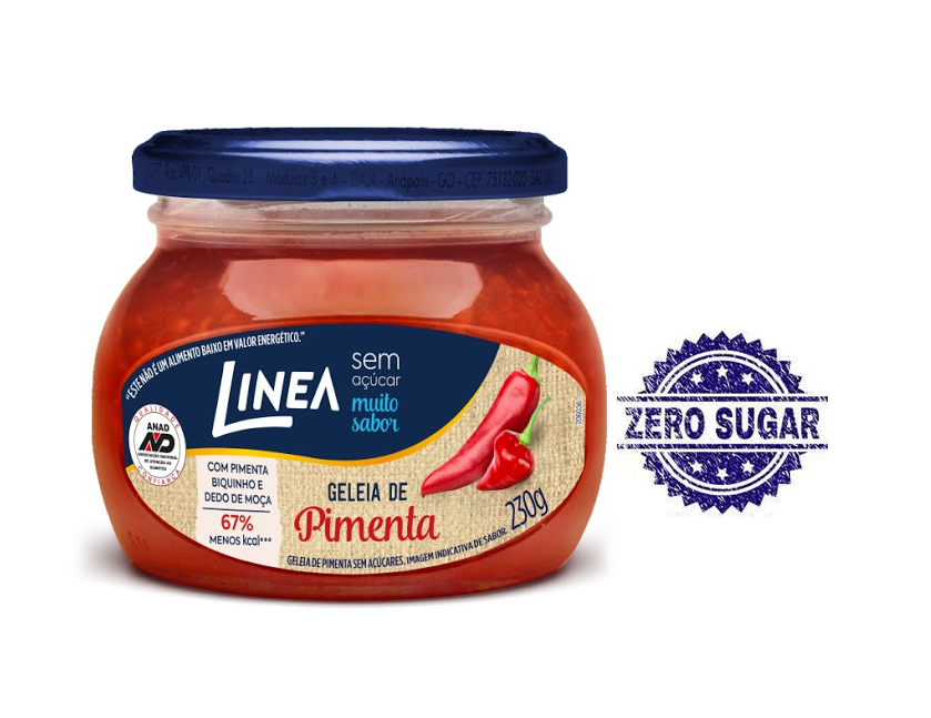 imagem de GELEIA LINEA PIMENTA vermelho 230GR