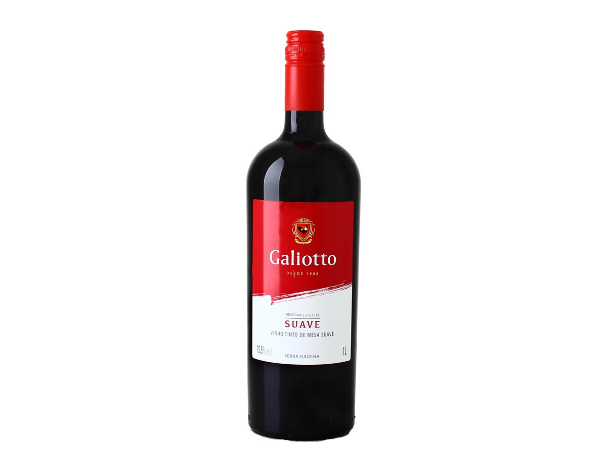 imagem de VINHO GALIOTTO TINTO SUAVE 1L