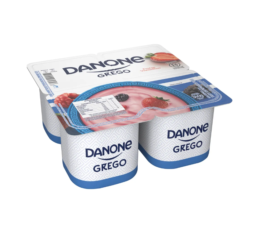 imagem de IOGURTE DANONE GREGO FRUTAS VERMELHAS 340GR