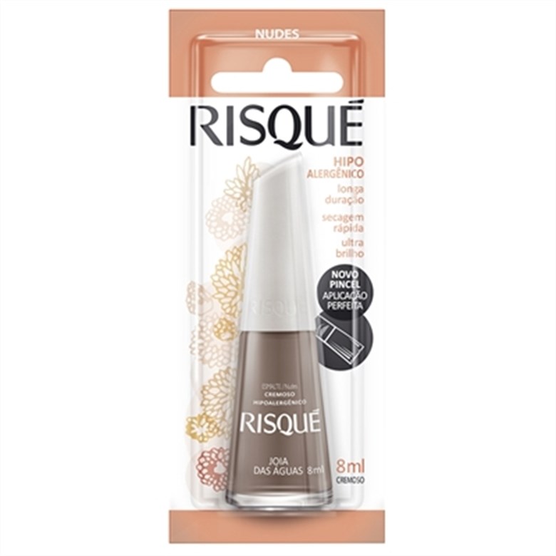 imagem de ESMALTE RISQUE NUDES JOIA AGUAS 8ML