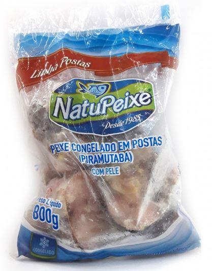 imagem de PEIXE PIRAMUTABA S/P POSTAS NATUPEIXE 800G