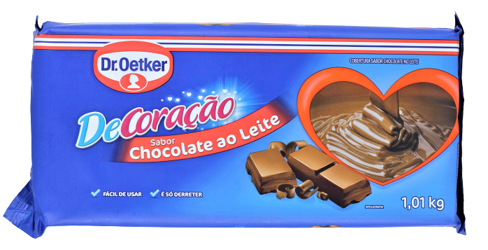 imagem de Chocolate BARRA Chocolate AO LEITE DR OETKER 1KG