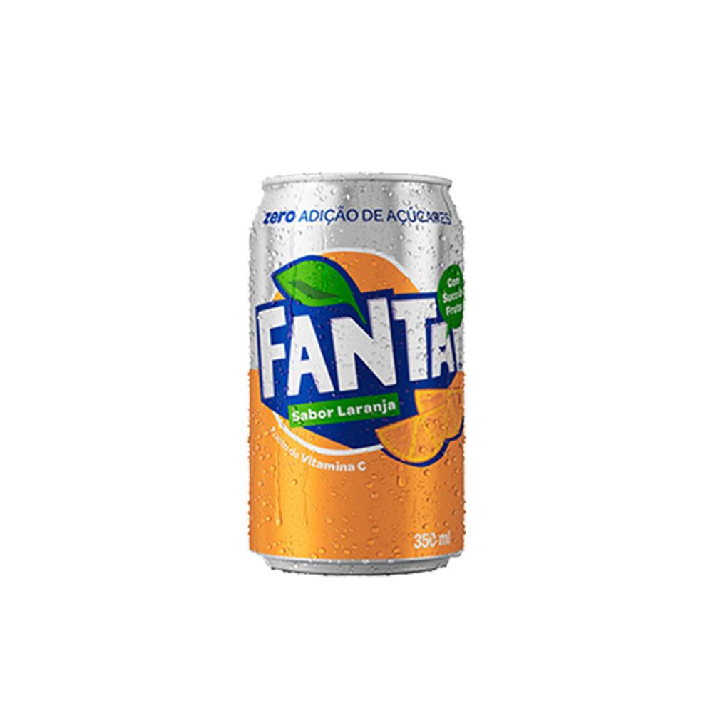 imagem de REFRI FANTA LARANJA ZERO LATA 350ML