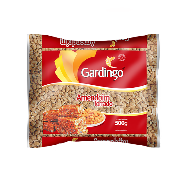 imagem de AMENDOIM GARDINGO TORRADO GRAO 500G