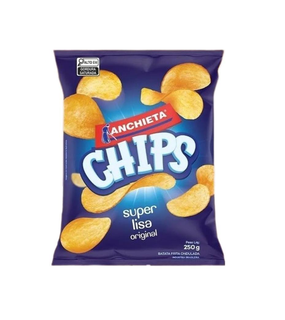 imagem de BATATA CHIPS NATURAL ANCHIETA 250GR