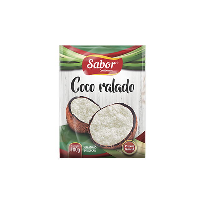 imagem de COCO RALADO SABOR 100G