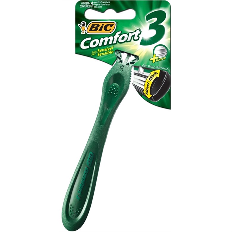 imagem de APARELHO BIC COMFORT3 PELE SENSIVEL