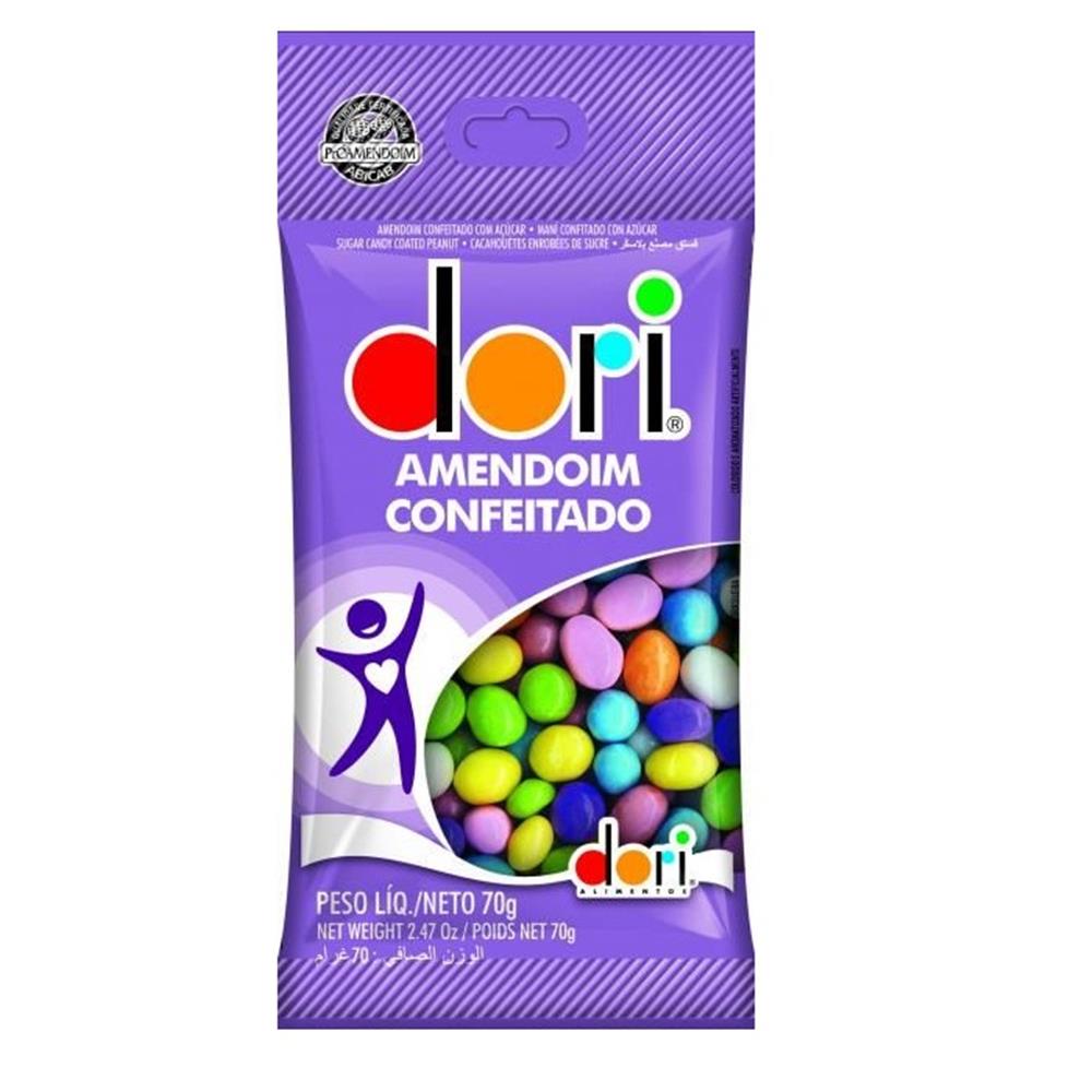 imagem de AMENDOIM COLORIDO DORI 70G