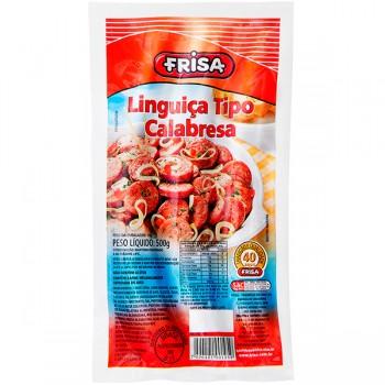 imagem de LINGUICA CALABRESA GROSSA Defumada FRISA 500GR