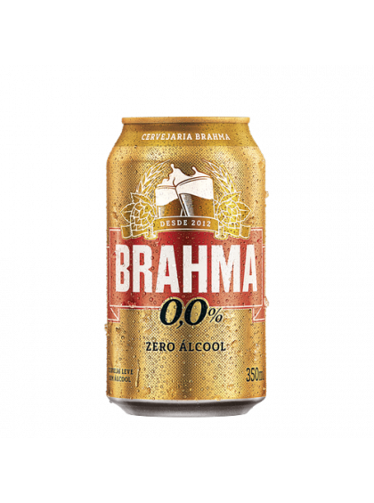 imagem de CERVEJA BRAHMA ZERO LATA 350ML