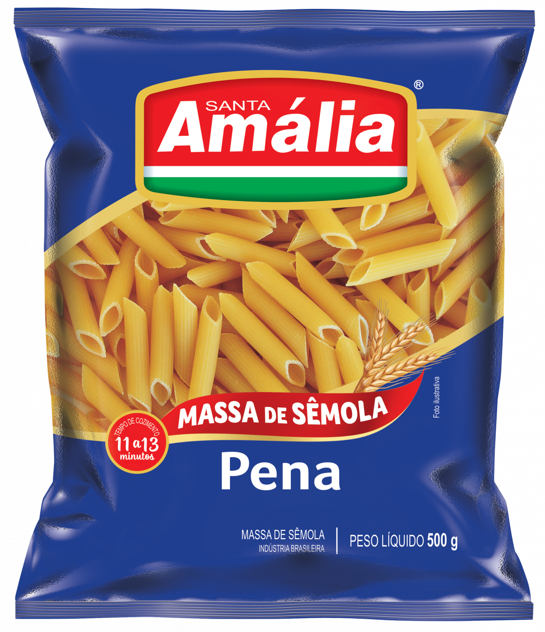 imagem de MAC SANTA AMALIA SEMOLA PENA 500G