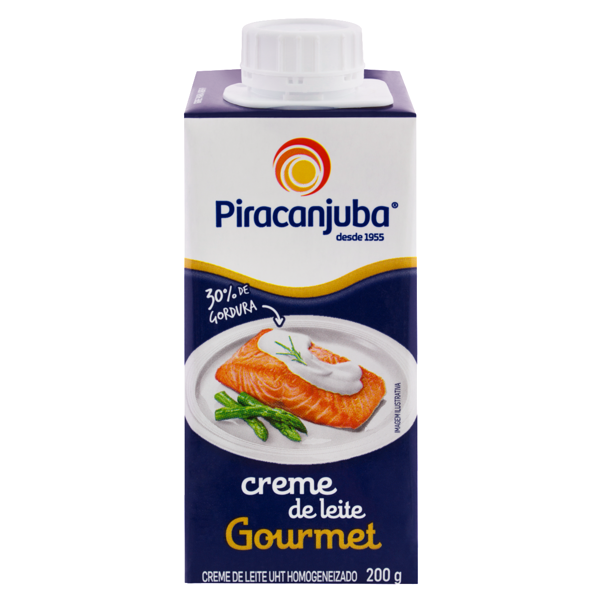 imagem de CREME DE LEITE PIRACANJUBA GOURMET 200G