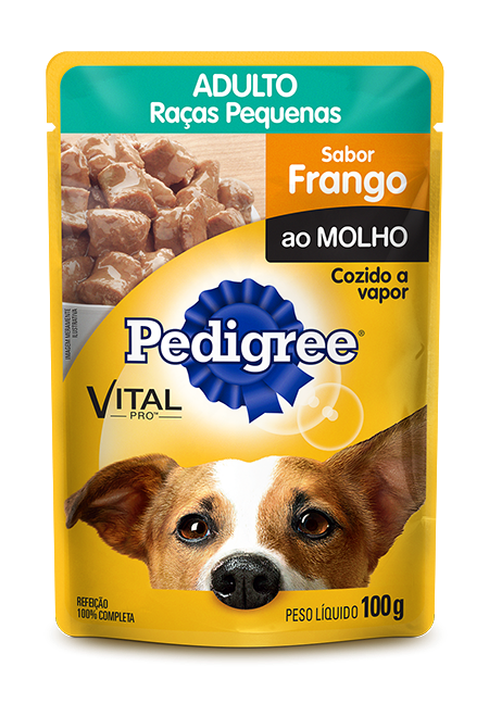 imagem de PEDIGREE ADULTO FRANGO PEQ SC 100GR