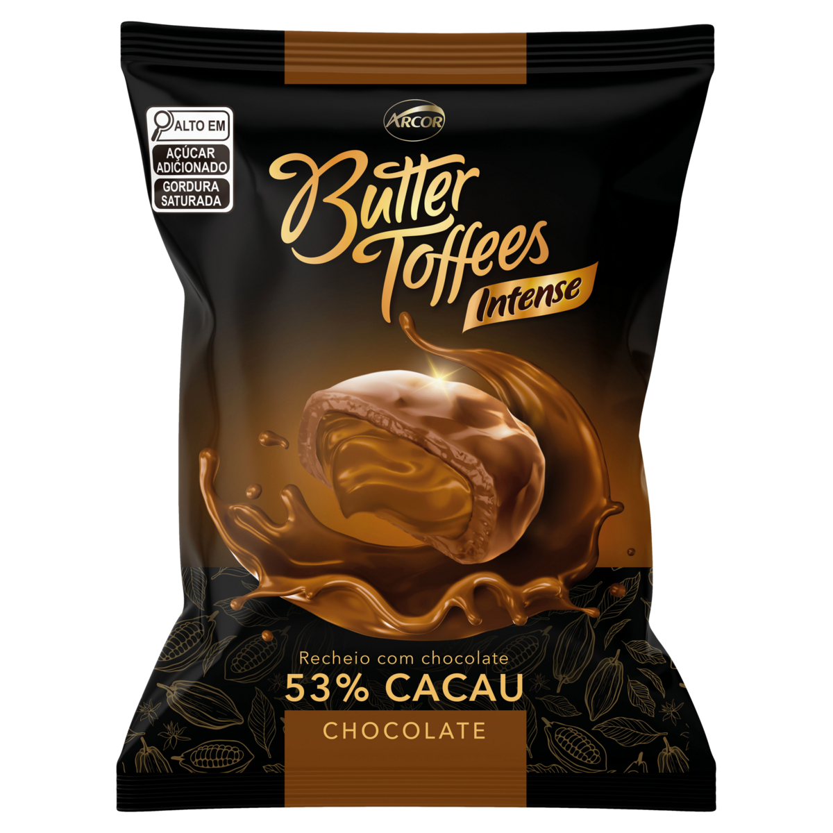 imagem de BALA BUTTER TOFFE SM TRUFA + CACAU 53% 90G