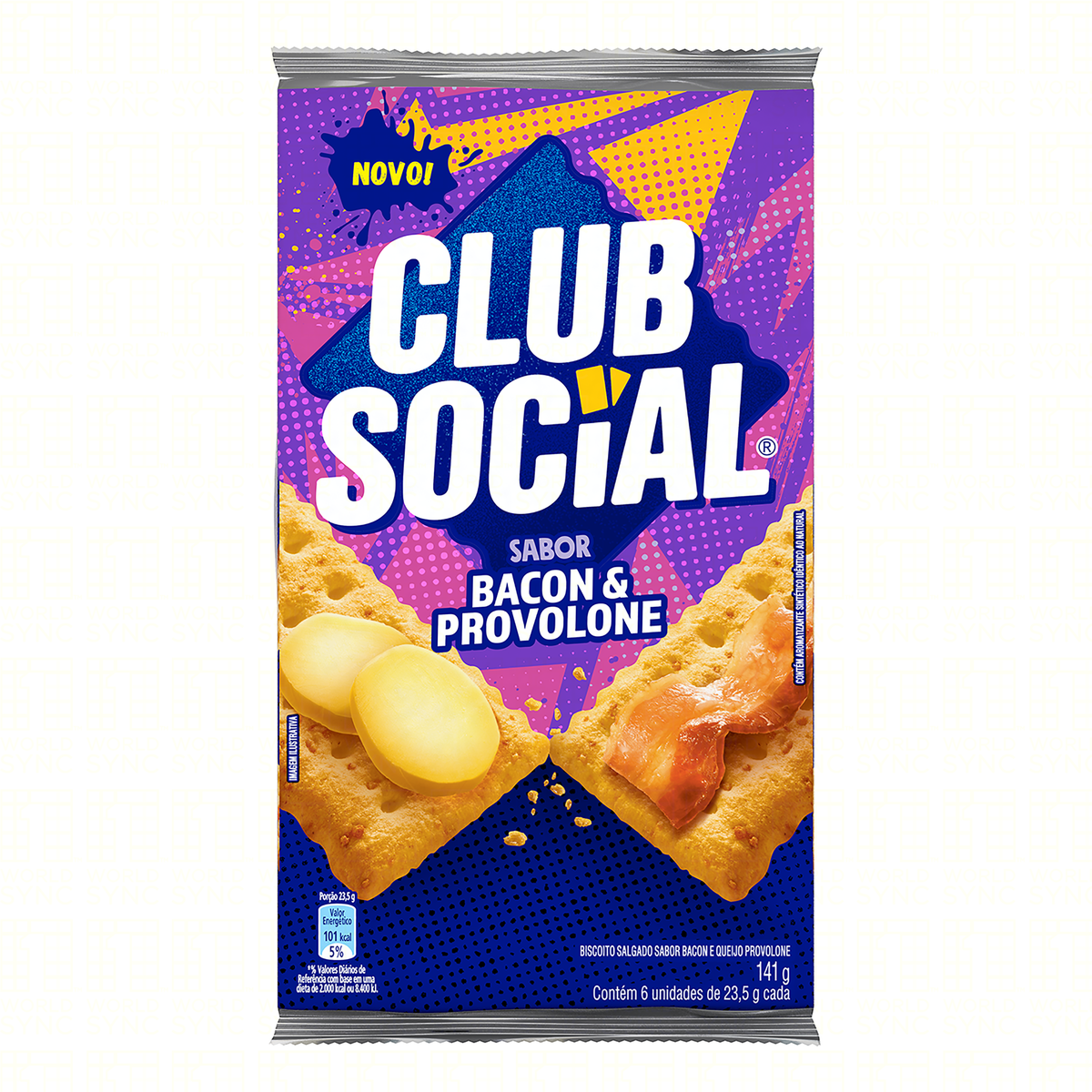 imagem de Biscoito CLUB SOCIAL BACON 141G