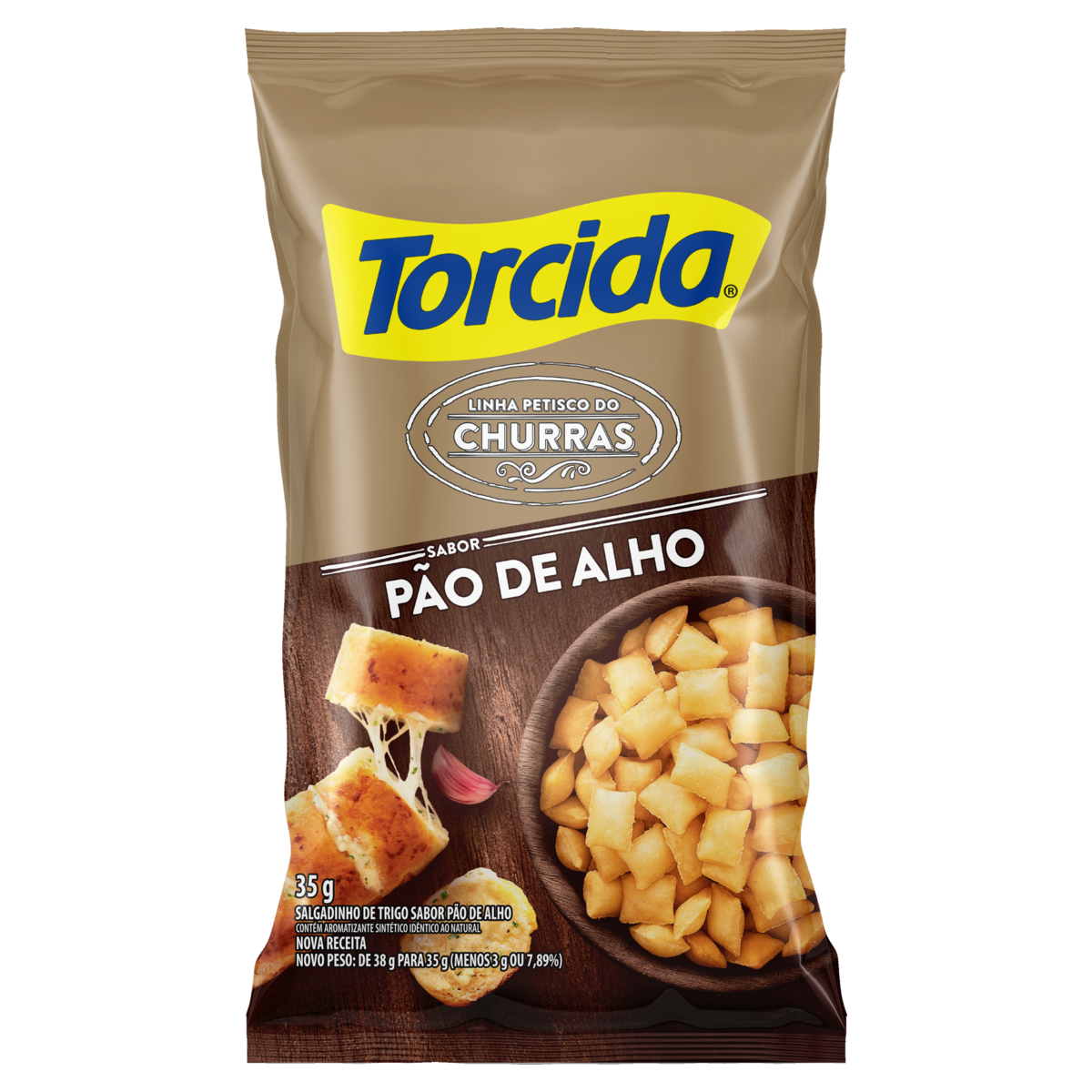 imagem de SALGADINHO TORCIDA PAO DE ALHO 35G