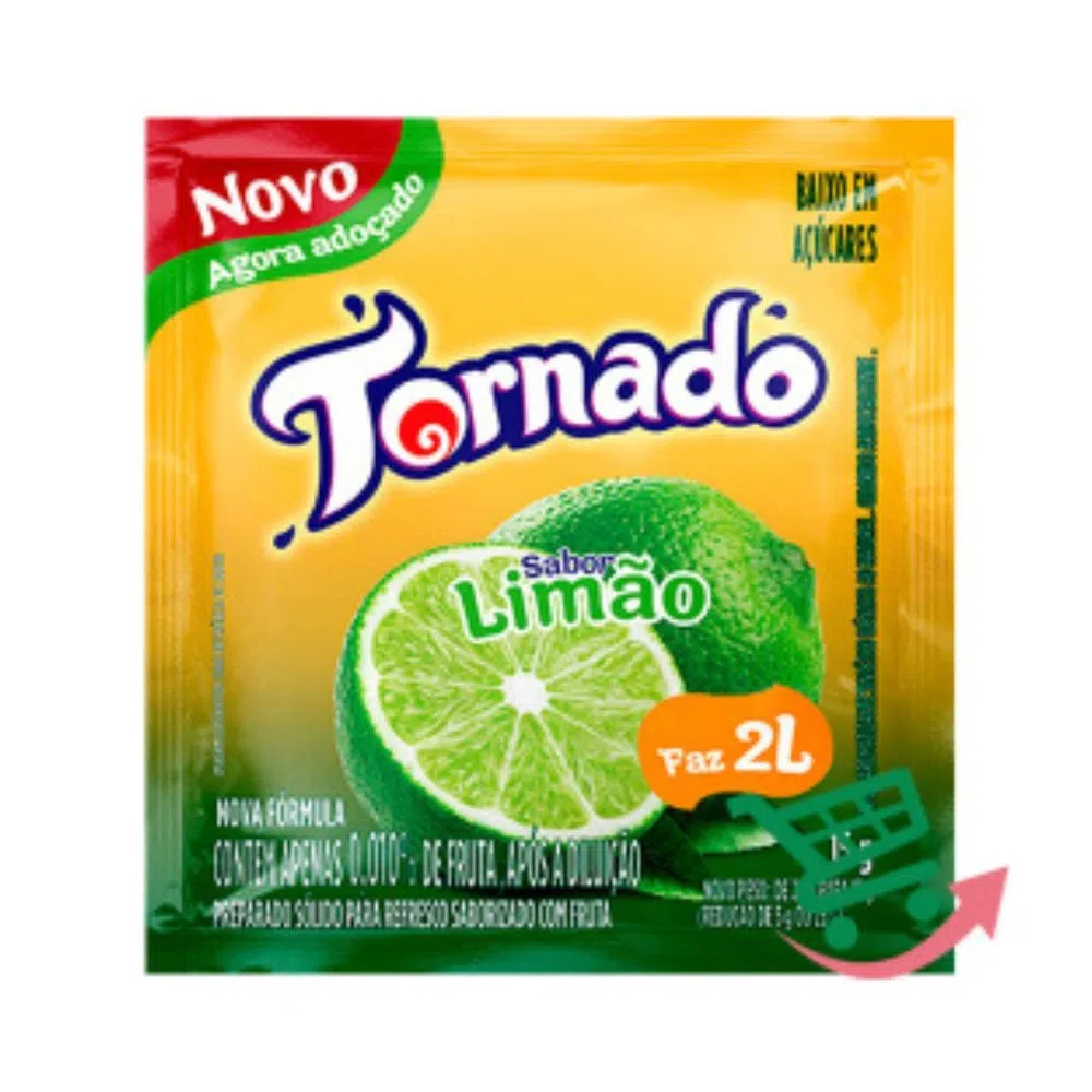 imagem de REFRESCO TORNADO Limão 15G