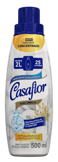 imagem de Amaciante CASAFLOR concentrado PURA TERNURA 500ML