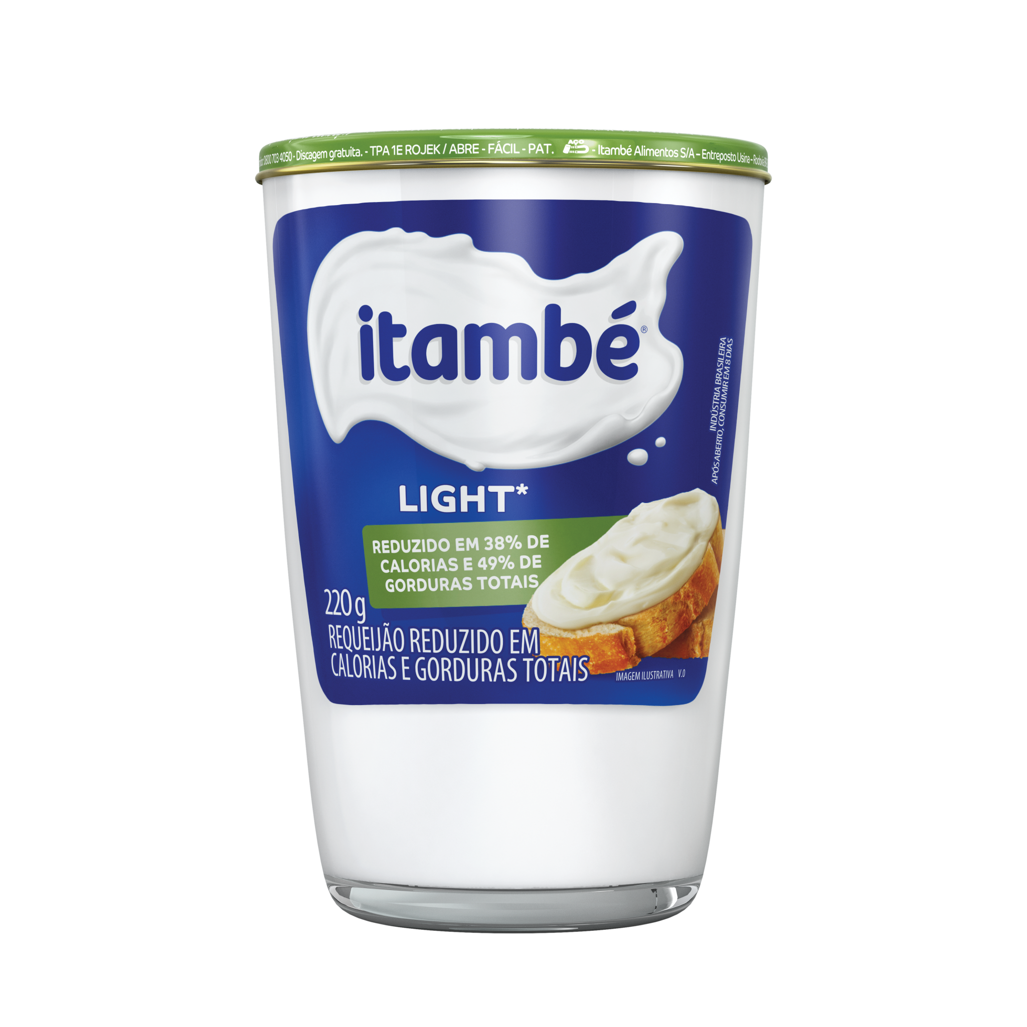 imagem de REQUEIJAO ITAMBE CREMOSO LIGHT 220GR