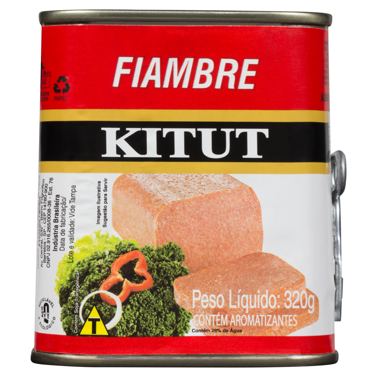 imagem de FIAMBRE BOVINO E FRANGO KITTUT 320G